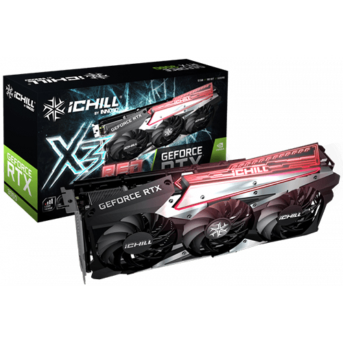 کارت گرافیک INNO3D مدل RTX 3060 ICHILL X3 RED