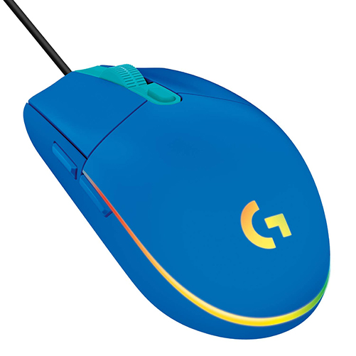 ماوس گیمینگ لاجیتک مدل LOGITECH G203 Blue